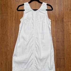 Tommy Bahama White Sleeveless Linen Midi Dress